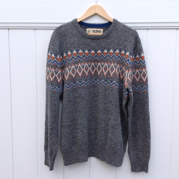 Urban Pipeline fair isle sweater sz L - Picture 1 of 4